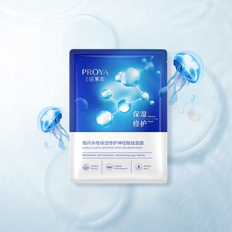 币游国际海月水母保湿修护神经酰胺面膜